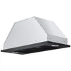 VEVOR Range Hood Insert, 30 Inch Built-in Kitchen Vent Hood, 800CFM  Steel Stove Hood, with Gesture & Touch Control, LED Light, Baffle Filters, 4-Speed Exhaust Fan, Ducted/Ductless Convertible