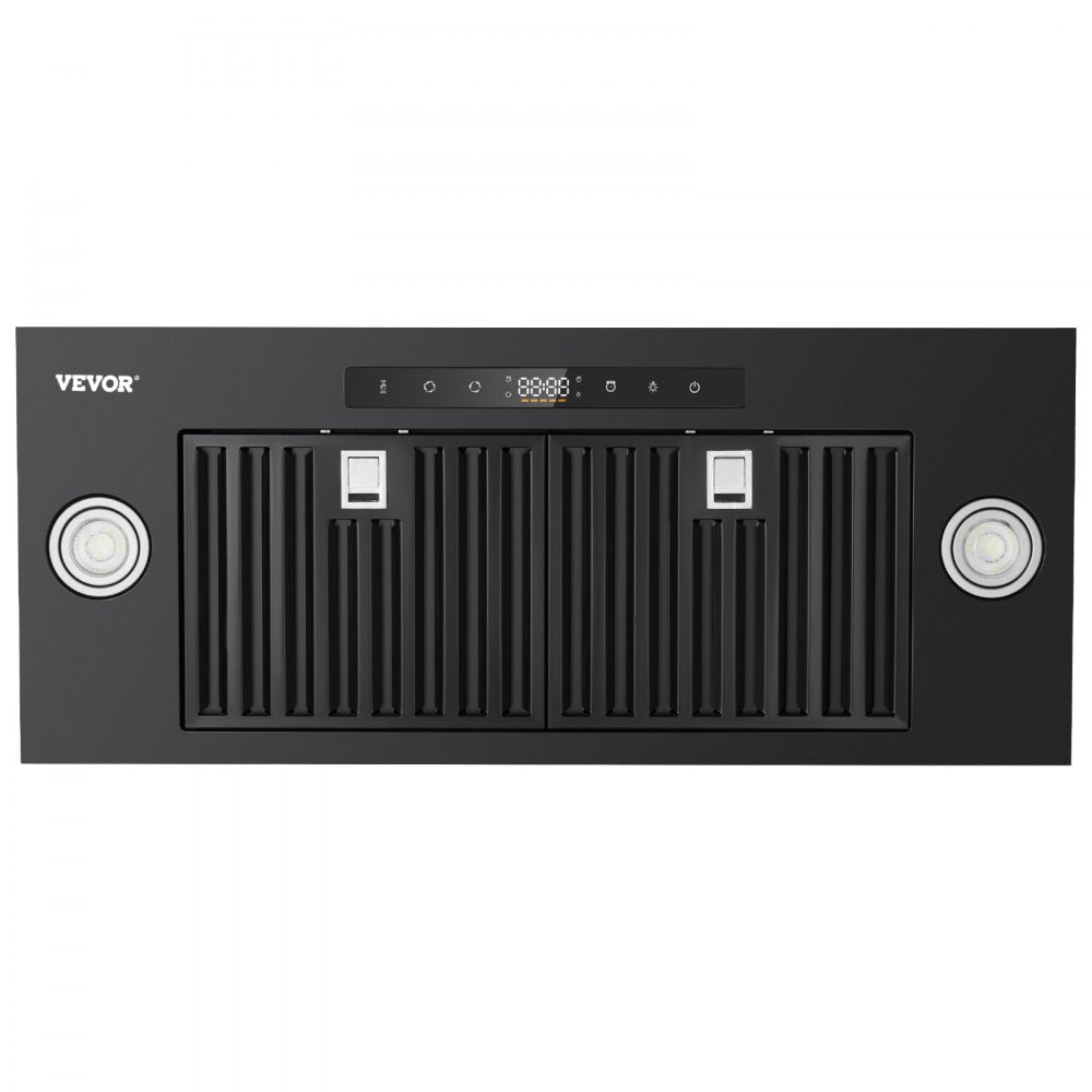 VEVOR Range Hood Insert, 30 Inch Built-in Kitchen Vent Hood, 800CFM  Steel Stove Hood, with Gesture & Touch Control, LED Light, Baffle Filters, 4-Speed Exhaust Fan, Ducted/Ductless Convertible