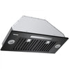 VEVOR Range Hood Insert, 30 Inch Built-in Kitchen Vent Hood, 800CFM  Steel Stove Hood, with Gesture & Touch Control, LED Light, Baffle Filters, 4-Speed Exhaust Fan, Ducted/Ductless Convertible