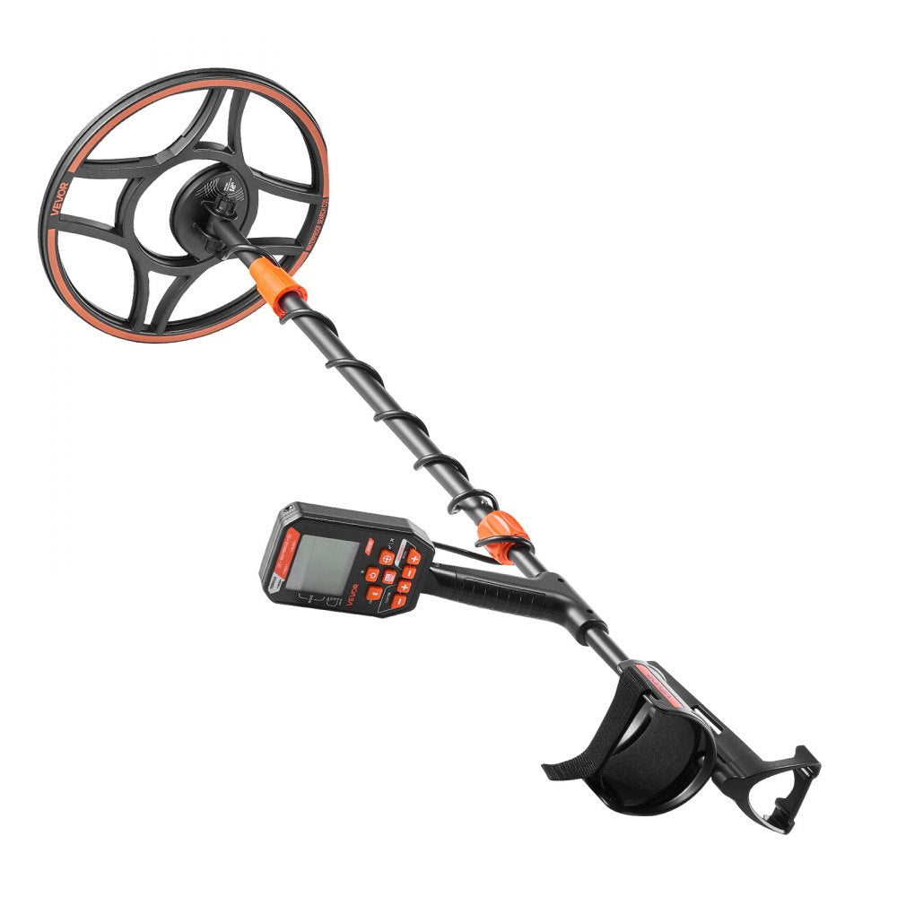 VEVOR Waterproof Metal Detector, 12", Professional High Accuracy Gold Detector for Adults, with Display, Wireless Headphones, 7 Modes, Adjustable Length, for Detecting Gold Treasure Hunting, IP68