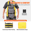 VEVOR Safety Harness, Full Body Harness, Safety Harness Fall Protection with Added Padding, and Side Rings and Dorsal D-Rings and a Lanyard, ANSI/ASSE Z359.11-2014, 160 lbs Max Weight, S