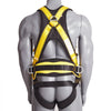 VEVOR Safety Harness, Full Body Harness, Safety Harness Fall Protection with Added Padding, and Side Rings and Dorsal D-Rings and a Lanyard, ANSI/ASSE Z359.11-2014, 160 lbs Max Weight, S