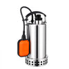 VEVOR Submersible Water Pump 1 HP 4400 GPH Sump Pump with Float Switch, Portable Water Removal, Stainless Steel Material, for Swimming Pool Draining Garden Ponds Hot Tubs Basements, IPX8 Waterproof