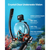 VEVOR Scuba Tank, 0.5L Portable Diving Tank, Diving Oxygen Cylinder Support 5-10 Minutes Underwater Breathing, 32.81 ft Diving Depth, Refillable Snorkel Air Tank with Pump for Underwater Exploration