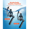 VEVOR Scuba Tank, 0.5L Portable Diving Tank, Diving Oxygen Cylinder Support 5-10 Minutes Underwater Breathing, 32.81 ft Diving Depth, Refillable Snorkel Air Tank with Pump for Underwater Exploration
