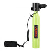 VEVOR Mini Scuba Tank, 0.5L Portable Diving Tank for Underwater Breathing, Reusable Lung Diving Cylinder up to 10 Minutes Dive Time, Emergency Rescue Pony Bottle with Pump, Bag, Lanyard for Snorkeling