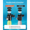 VEVOR Mini Scuba Tank, 0.5L Portable Diving Tank for Underwater Breathing, Reusable Lung Diving Cylinder up to 10 Minutes Dive Time, Emergency Rescue Pony Bottle with Bag and Lanyard for Snorkeling