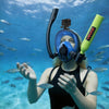 VEVOR Mini Scuba Tank, 0.5L Portable Diving Tank for Underwater Breathing, Reusable Lung Diving Cylinder up to 10 Minutes Dive Time, Emergency Rescue Pony Bottle with Refill Adapter for Snorkeling