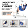 VEVOR Universal Full Body Patient Lift Sling, Patient Lift Medical Sling for Easy Transfer and Bathing, Polyester Patient Aid Transfer Sling for Elderly Bariatric Disabled Bedridden, 400LBS Capacity
