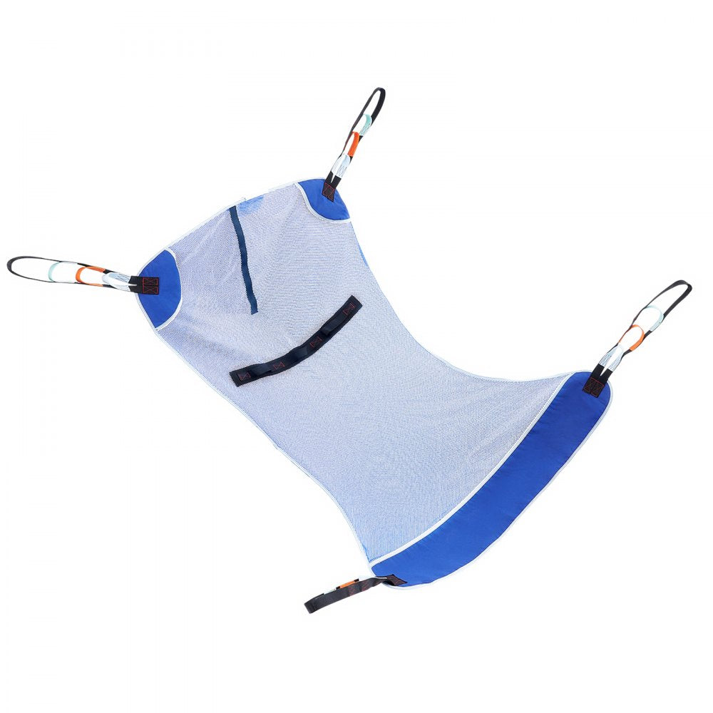 VEVOR Universal Full Body Patient Lift Sling - Large, Patient Lift Medical Sling for Easy Transfer and Bathing, Polyester Patient Aid Transfer Sling for Elderly, Disabled, Bedridden, 500LBS Capacity