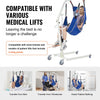VEVOR Universal Full Body Patient Lift Sling - Medium, Patient Lift Medical Sling for Easy Transfer and Bathing, Polyester Patient Aid Transfer Sling for Elderly, Disabled, Bedridden, 500LBS Capacity