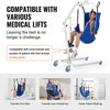 VEVOR Universal Full Body Patient Lift Sling-Extra Large, Patient Lift Medical Sling for Easy Transfer and Bathing, Polyester Patient Aid Transfer Sling for Elderly Disabled Bedridden, 600LBS Capacity