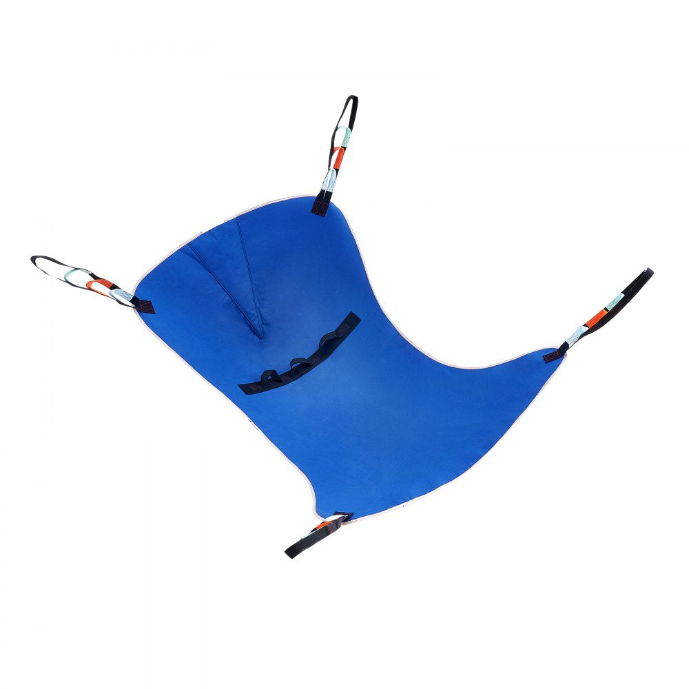 VEVOR Universal Full Body Patient Lift Sling-Extra Large, Patient Lift Medical Sling for Easy Transfer and Bathing, Polyester Patient Aid Transfer Sling for Elderly Disabled Bedridden, 600LBS Capacity