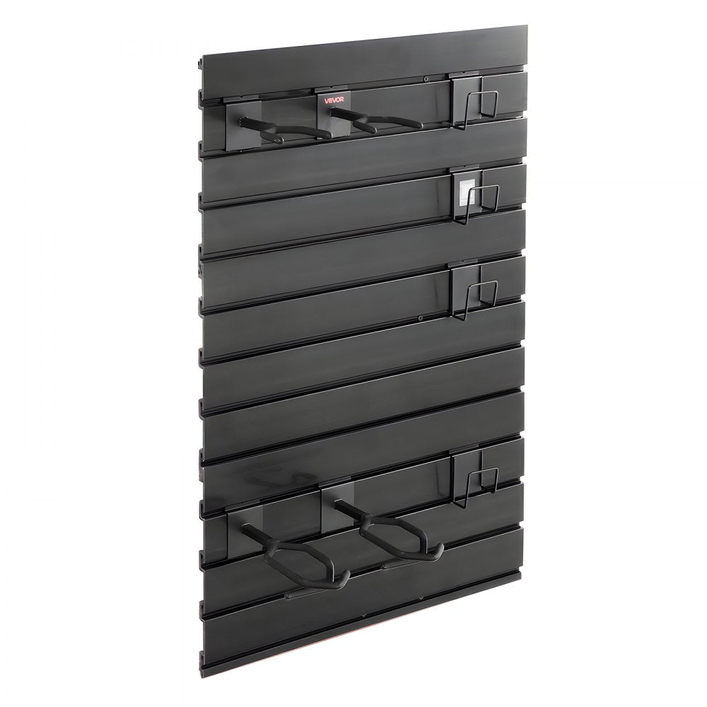 VEVOR Gun Rack, Wall Mount, Tactical Rifle Shotgun Handgun Storage, Heavy-Duty PVC Panels & Steel Wall Racks, Securely Holds up to 2 Rifles & 4 Pistols, Modular Firearms Gun Gear Accessories Organizer