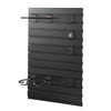 VEVOR Gun Rack, Wall Mount, Tactical Rifle Shotgun Handgun Storage, Heavy-Duty PVC Panels & Steel Wall Racks, Securely Holds up to 2 Rifles & 4 Pistols, Modular Firearms Gun Gear Accessories Organizer