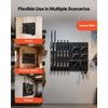 VEVOR Gun Rack, Wall Mount, Heavy-Duty Steel Tactical Rifle Carbine Shotgun Handgun Storage Rack, Securely Holds up to 6 Rifles and 6 Pistols, Modular Firearms Gun Wall Gear Accessories Organizer