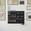 VEVOR Gun Rack, Wall Mount, Heavy-Duty Steel Tactical Rifle Carbine Shotgun Handgun Storage Rack, Securely Holds up to 6 Rifles and 6 Pistols, Modular Firearms Gun Wall Gear Accessories Organizer