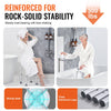 VEVOR Shower Chair for Inside Shower, 360 Degree Swivel Shower Seat, Adjustable Height Shower Stool, Non-Slip Bench Bathtub Seat Stool for Elderly Disabled Adults Handicap, 300 lbs Capacity