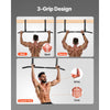 VEVOR Joist Mount Pull Up Bar, Ceiling Mounted Chin Up Bar for Home Gym, Multi-Grip Pull Ups, 42 in Width Multifunctional Training Station, Heavy Duty Steel Upper Body Workout Bars, 440 lbs Capacity