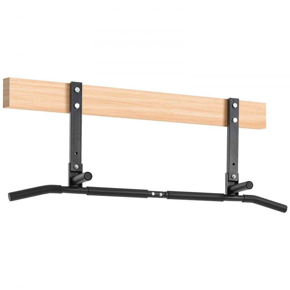 VEVOR Joist Mount Pull Up Bar, Ceiling Mounted Chin Up Bar for Home Gym, Multi-Grip Pull Ups, 42 in Width Multifunctional Training Station, Heavy Duty Steel Upper Body Workout Bars, 440 lbs Capacity