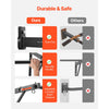 VEVOR Pull Up Bar, 50 in Width Wall Mounted Pull Ups, Adjustable Depth 22" or 30" from Wall, Heavy Duty Steel Upper Body Workout Bars, 440 lbs Weight Capacity Chin Up Training Station, for Home Gym