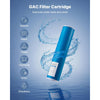 VEVOR Whole House Water Filter Replacement Cartridge, 4.5" x 20" GAC Activated Carbon, Replacement Filter for Whole Home Water Filtration System, Reduce Chlorine, Chemicals, VOCs, Taste, Odor