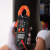 VEVOR Digital Clamp Multimeter, T-RMS 6000 Count, 600A, for Current, Voltage, Resistance, Diodes & Continuity Testing, Data Hold, NCV, Ideal for Domestic Appliances & Railway Maintenance