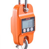 VEVOR Digital Crane Scale, 880 lbs/400 kg Max Capacity, Handheld Hanging Scale with Cast Aluminum Case & LCD Display, 0.2 lbs Division & 3 Unit Switch, Auto-Off Setting for Farm Hunting Fishing, Orange