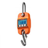 VEVOR Digital Crane Scale, 880 lbs/400 kg Max Capacity, Handheld Hanging Scale with Cast Aluminum Case & LCD Display, 0.2 lbs Division & 3 Unit Switch, Auto-Off Setting for Farm Hunting Fishing, Orange