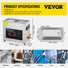 6L Upgraded Ultrasonic Cleaner (400W Heater,180W Ultrasonic) Professional Digital Lab Ultrasonic Parts Cleaner with Heater Timer for Jewelry Glasses Instruments Cleaning