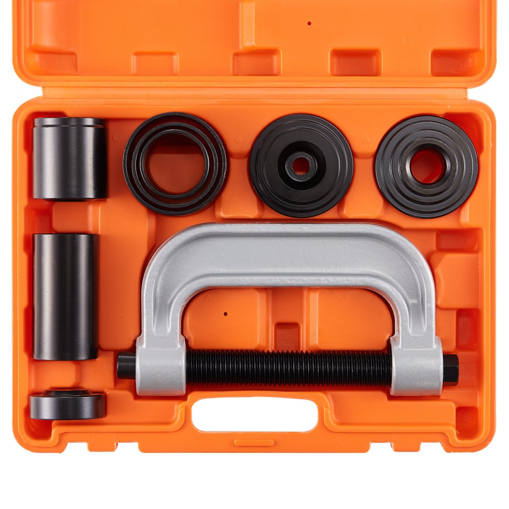 VEVOR Ball Joint Press Kit, 10 pcsTool Kit, C-press Ball joint Remove and Install Tools, for Most 2WD and 4WD Cars, Heavy Duty Ball Joint Repair Kit for Automotive Repairing