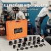 VEVOR Ball Joint Press Kit, 23 pcsTool Kit, C-press Ball joint Remove and Install Tools, for Most 2WD and 4WD Cars, Heavy Duty Ball Joint Repair Kit for Automotive Repairing