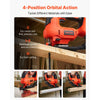 VEVOR Cordless Jig Saw, 20 V, 3000 SPM Blade Speed, Cordless Jigsaw with Battery and Charger, LED Light, 6 Variable Speed, 0- 45° Bevel Cuts, with 6 pcs Blades, 4 Orbital Settings, for Wood, Metal