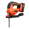 VEVOR Cordless Jig Saw, 20 V Brushless Motor, 3500 SPM Blade Speed, Cordless Jigsaw with 6 pcs Blades, LED Light, 6 Variable Speed, 0- 45° Bevel Cuts, 4 Orbital Settings, for Wood and Metal Cutting