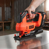 VEVOR Cordless Jig Saw, 20 V Brushless Motor, 3500 SPM Blade Speed, Cordless Jigsaw with 6 pcs Blades, LED Light, 6 Variable Speed, 0- 45° Bevel Cuts, 4 Orbital Settings for Straight/Circle Cutting