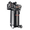 VEVOR 25-Gallon Air Compressor, 2HP 5.5 SCFM at 90PSI, Max 200PSI Pressure Oil-Lubricated Air Compressor Tank, Portable on Wheels for Auto Repair, Tire Inflation, Spray Painting, Woodwork Nailing, 120V