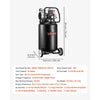 VEVOR 10-Gallon Air Compressor, 2HP 4.8 SCFM at 90PSI, Max 125PSI Pressure Oil-Free Air Compressor Tank, Portable on Wheels for Auto Repair, Tire Inflation, Spray Painting, Woodwork Nailing, 120V