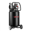 VEVOR 10-Gallon Air Compressor, 2HP 4.8 SCFM at 90PSI, Max 125PSI Pressure Oil-Free Air Compressor Tank, Portable on Wheels for Auto Repair, Tire Inflation, Spray Painting, Woodwork Nailing, 120V