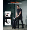 VEVOR 14-Gallon Air Compressor, 2HP 4.3 SCFM at 90PSI, Max 125PSI Pressure Oil-Free Air Compressor Tank, Portable on Wheels for Auto Repair, Tire Inflation, Spray Painting, Woodwork Nailing, 120V