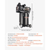 VEVOR 20-Gallon Air Compressor, 2HP 6.5SCFM at 90PSI, Max 135PSI Pressure Oil-Lubricated Air Compressor Tank, Portable on Wheels for Auto Repair, Tire Inflation, Spray Painting, Woodwork Nailing, 120V