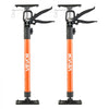 VEVOR Cabinet Jack Support Pole, 2-Pack, 20.8-45.3 Inch Steel Telescopic Quick Support Rod, Adjustable 3rd Hand System up to 154 lbs Capacity for Installing Cabinets, Lifting Drywall, Cargo Bars