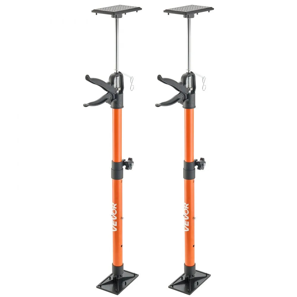 VEVOR Cabinet Jack Support Pole, 2-Pack, 20.8-45.3 Inch Steel Telescopic Quick Support Rod, Adjustable 3rd Hand System up to 154 lbs Capacity for Installing Cabinets, Lifting Drywall, Cargo Bars