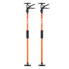 VEVOR Cabinet Jack Support Pole, 2-Pack, 45.7-114.2 Inch Steel Telescopic Quick Support Rod, Adjustable 3rd Hand System up to 154 lbs Capacity for Installing Cabinets, Lifting Drywall, Cargo Bars