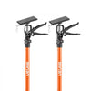 VEVOR Cabinet Jack Support Pole, 2-Pack, 45.7-114.2 Inch Steel Telescopic Quick Support Rod, Adjustable 3rd Hand System up to 154 lbs Capacity for Installing Cabinets, Lifting Drywall, Cargo Bars