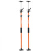 VEVOR Cabinet Jack Support Pole, 2-Pack, 45.7-114.2 Inch Steel Telescopic Quick Support Rod, Adjustable 3rd Hand System up to 154 lbs Capacity for Installing Cabinets, Lifting Drywall, Cargo Bars