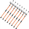 VEVOR Cabinet Jack Support Pole, 8-Pack, 45.7-114.2 Inch Steel Telescopic Quick Support Rod, Adjustable 3rd Hand System up to 154 lbs Capacity for Installing Cabinets, Lifting Drywall, Cargo Bars