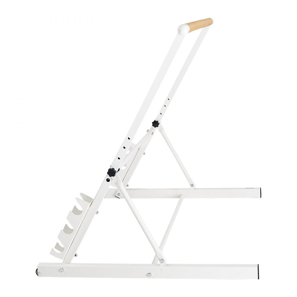 VEVOR Ballet Barre, 3 ft Freestanding Portable Barre Bar, Home Fitness Exercise Equipment for Abs, Arms, Strength, and Cardio, Easy to Store Foldable Stretching Dance Bars, 4 Level Height Adjustable
