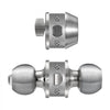 VEVOR Door Knob and Deadbolt Set, Satin Nickel Entry Door Knob and Single Cylinder Deadbolt Combo Pack, Fit for 1-3/8" to 1-3/4" Door Thickness, Door Lockset with Deadbolt for Entrance and Front Door