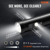 VEVOR Triple Lens Borescope, 5" IPS Screen Inspection Camera with Lights, 8X Zoom 1080P HD Split Screen, 10 LED Lights Scope Endoscope Camera for Automotive, Plumbing(16.5FT Cable, 32GB Card)