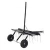 VEVOR Tow Behind Dethatcher, 40-inch Tow Dethatcher with 20 Spring Steel Tines, Lawn Dethatcher Rake for ATV or Mower, Tow Behind Lawn Rake with Lift Handle for Garden Farm Grass